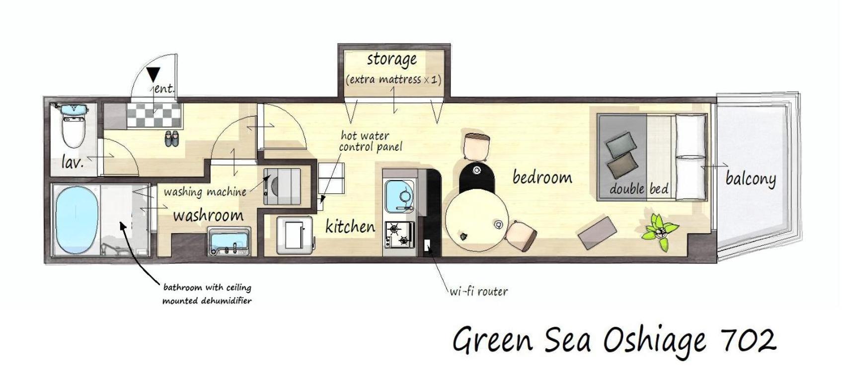 Green Sea Oshiage Tokio Zewnętrze zdjęcie